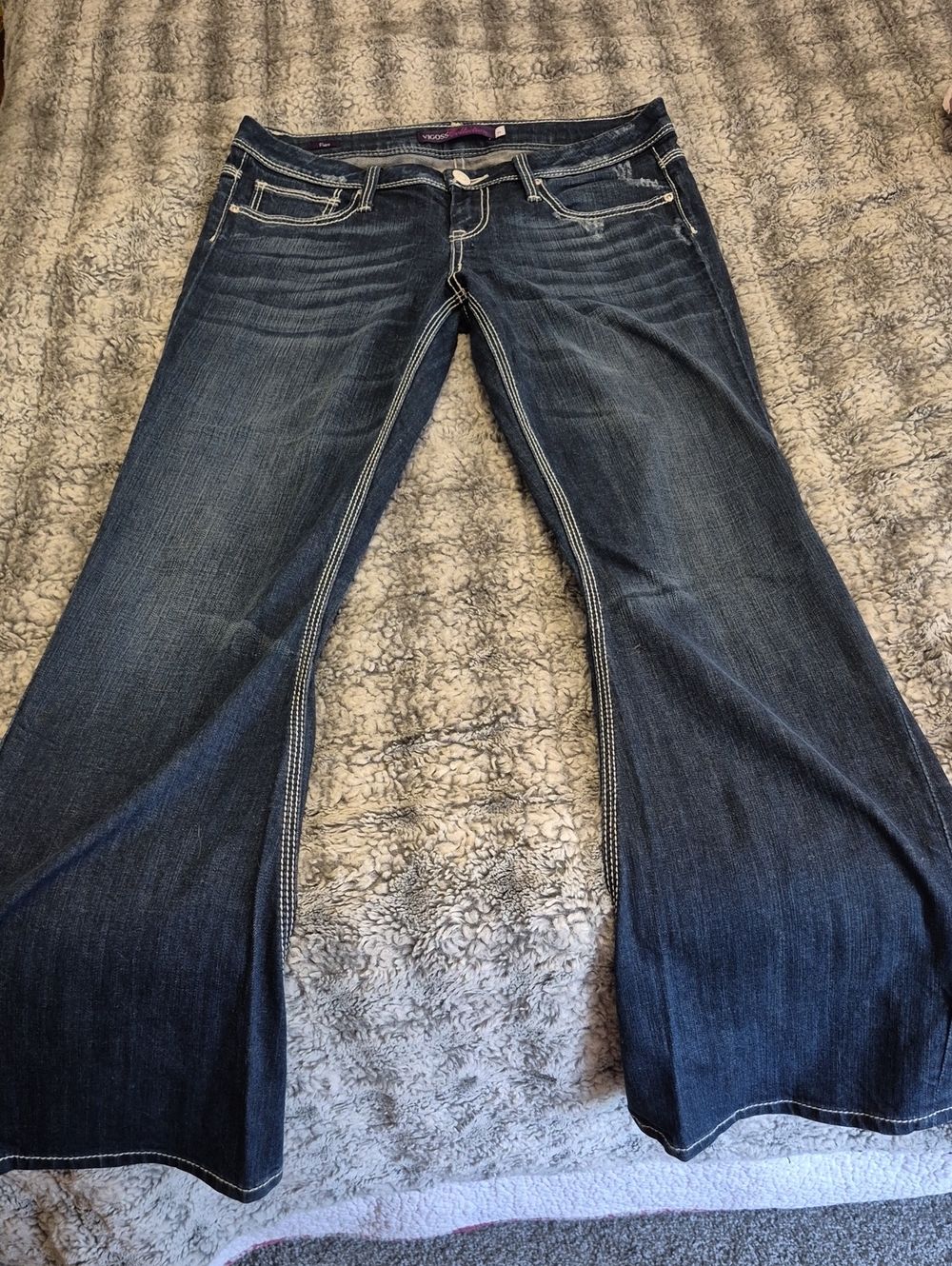 Vigoss 🖤 Dark Blue Women's Flare Jeans (960)